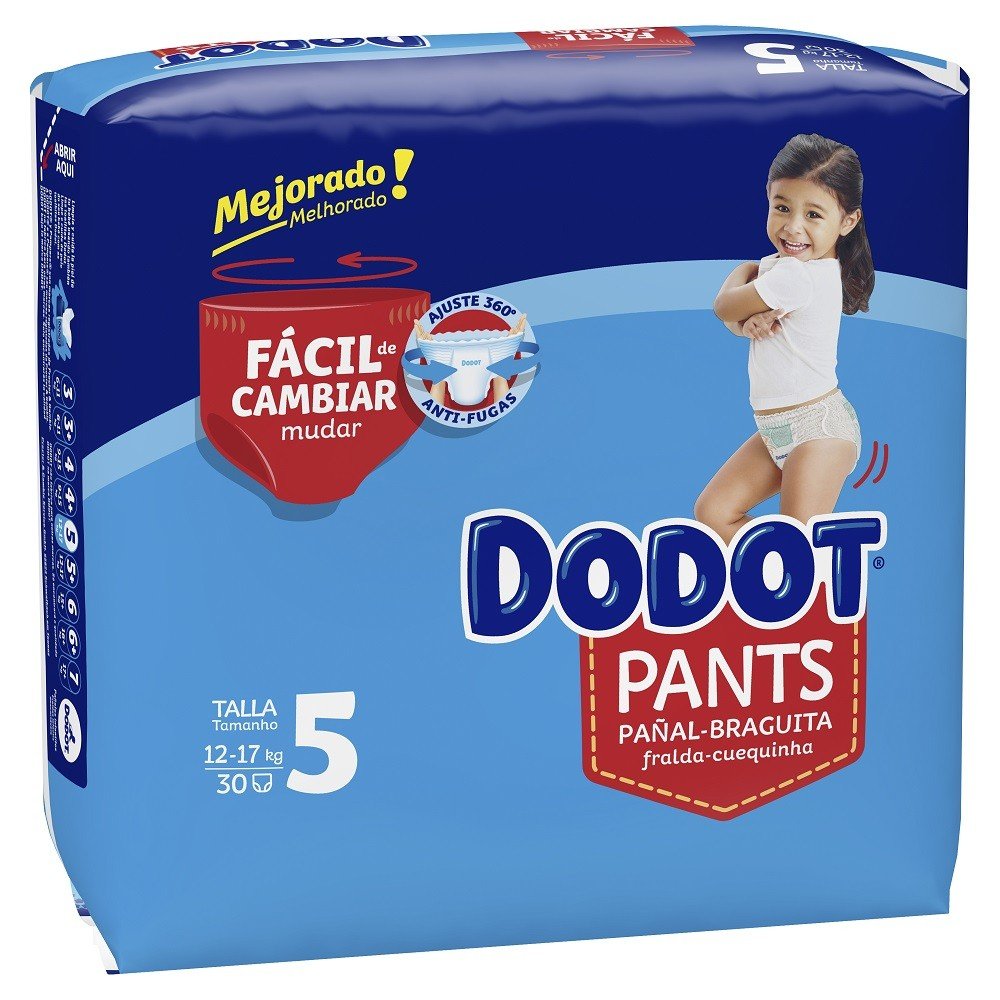 DODOT Pants Talla 5 (12-17 Kg) 30 unidades-1