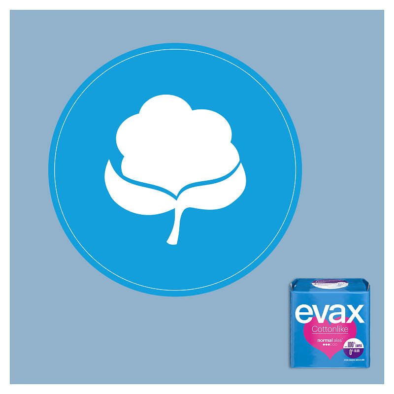 EVAX Cottonlike Normal Compresa Con Alas 16 Unidades-5