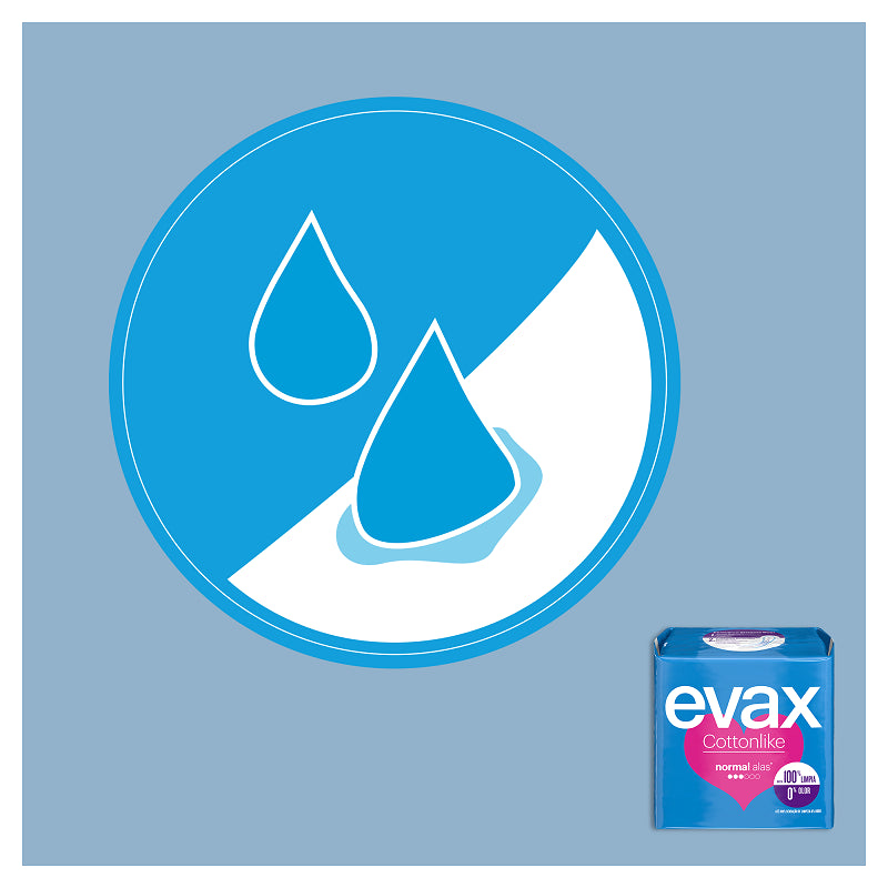 EVAX Cottonlike Normal Compresa Con Alas 16 Unidades-4