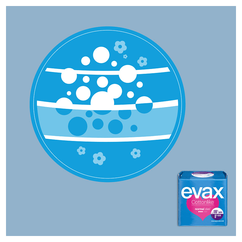 EVAX Cottonlike Normal Compresa Con Alas 16 Unidades-7