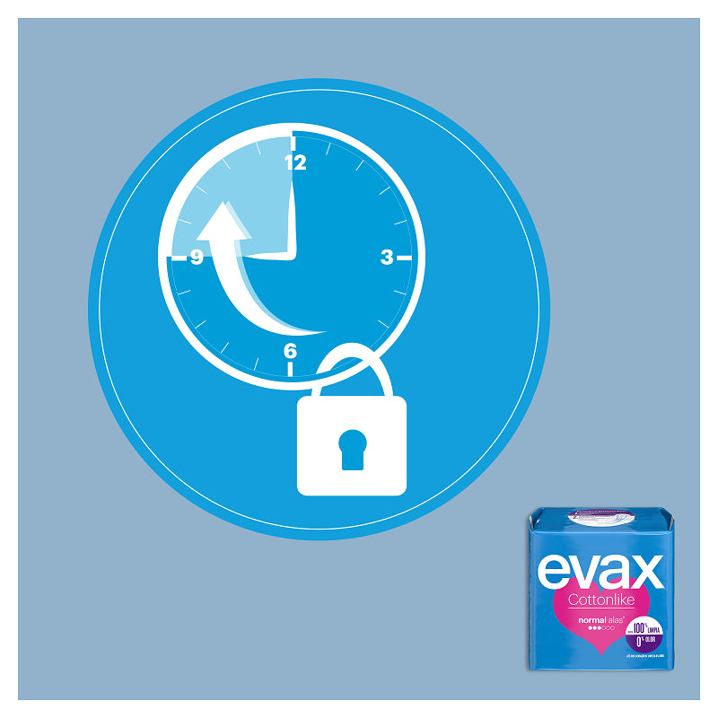 EVAX Cottonlike Normal Compresa Con Alas 16 Unidades-3
