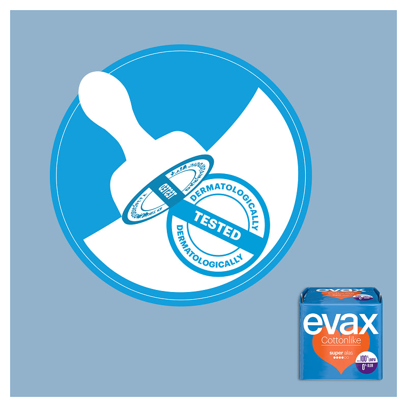 EVAX Cottonlike Super Compresa Con Alas 12 Unidades-6