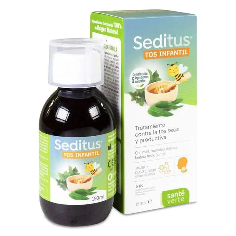 Santé Verte Seditus Tos Infantil Jarabe 150ml-2