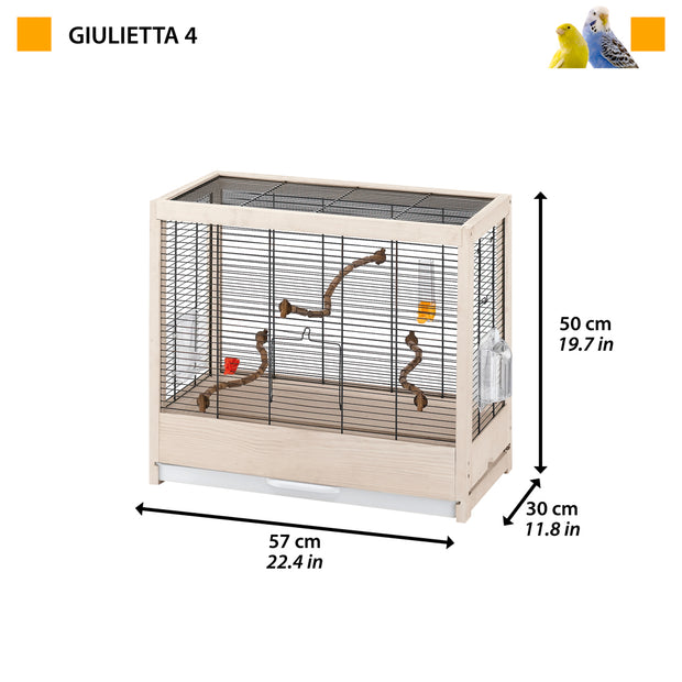 Ferplast Giulietta 4 Fixation per Uccelli 1 pz