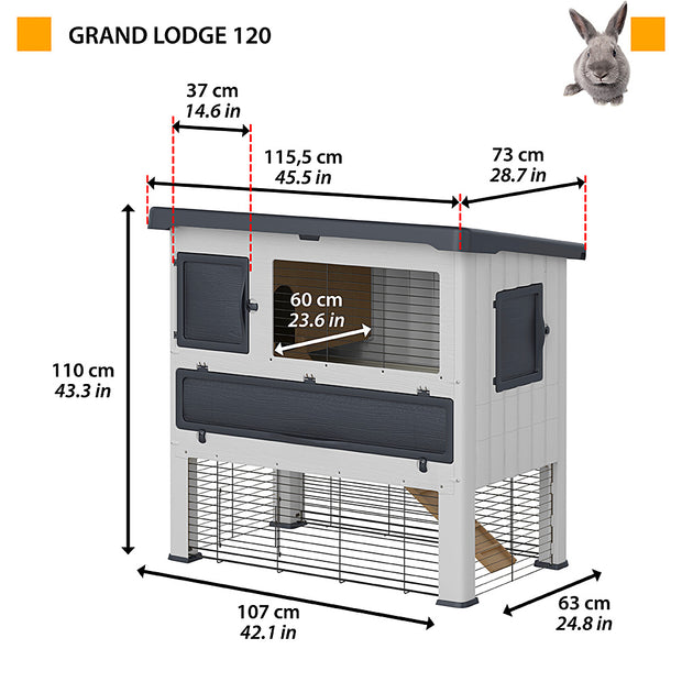 Ferplast Grand Lodge 120 Casa 1 ud