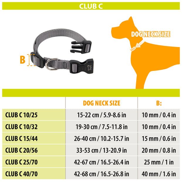 Ferplast Collar Club C25/70 Nero 1 pz
