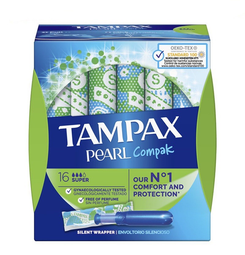 TAMPAX Pearl Compak Super Tampones 16 Unidades-1