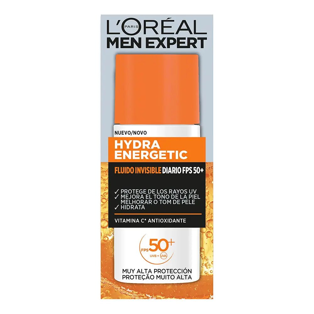 L'Oréal Paris Men Expert Hydra Energetic Fluido Invisible Diario Spf50+ 50 ml