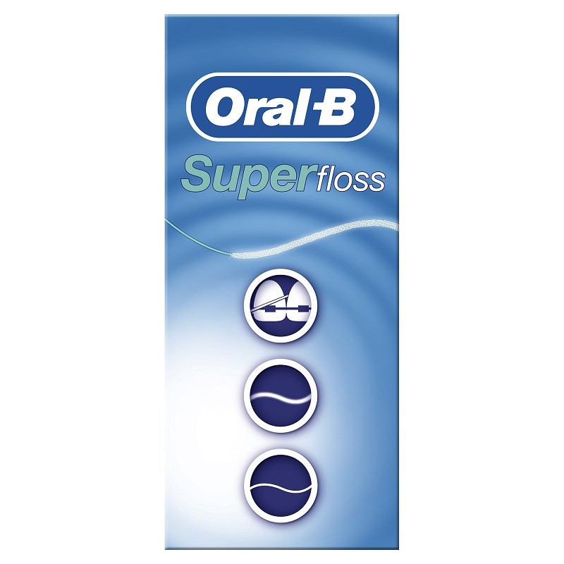 ORAL-B Superfloss Seda Dental Sin Cera 50 Hebras-3