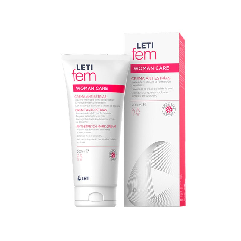 LETIFEM Crema Antiestrías Mujer 200ml-1