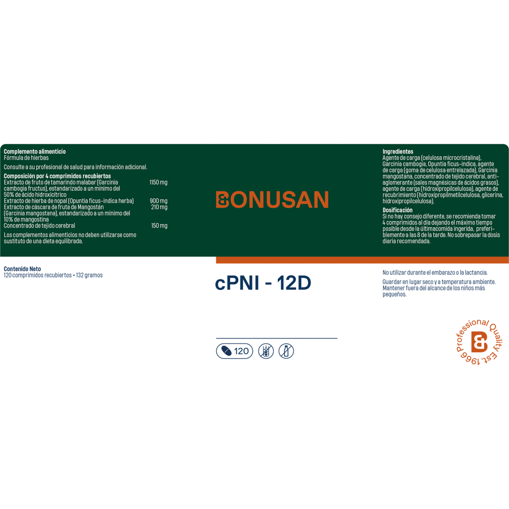 Bonusan cPNI-12D 120 compresse
