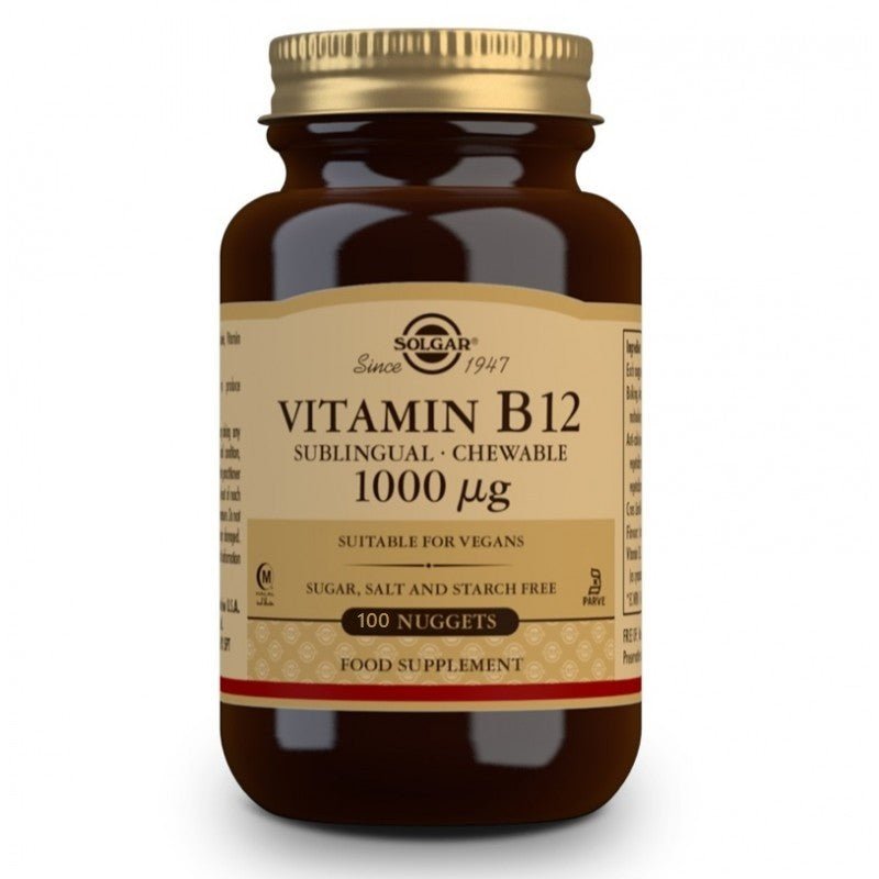 SOLGAR Vitamina B12 (1000μg) 100 Comprimidos Masticables-2