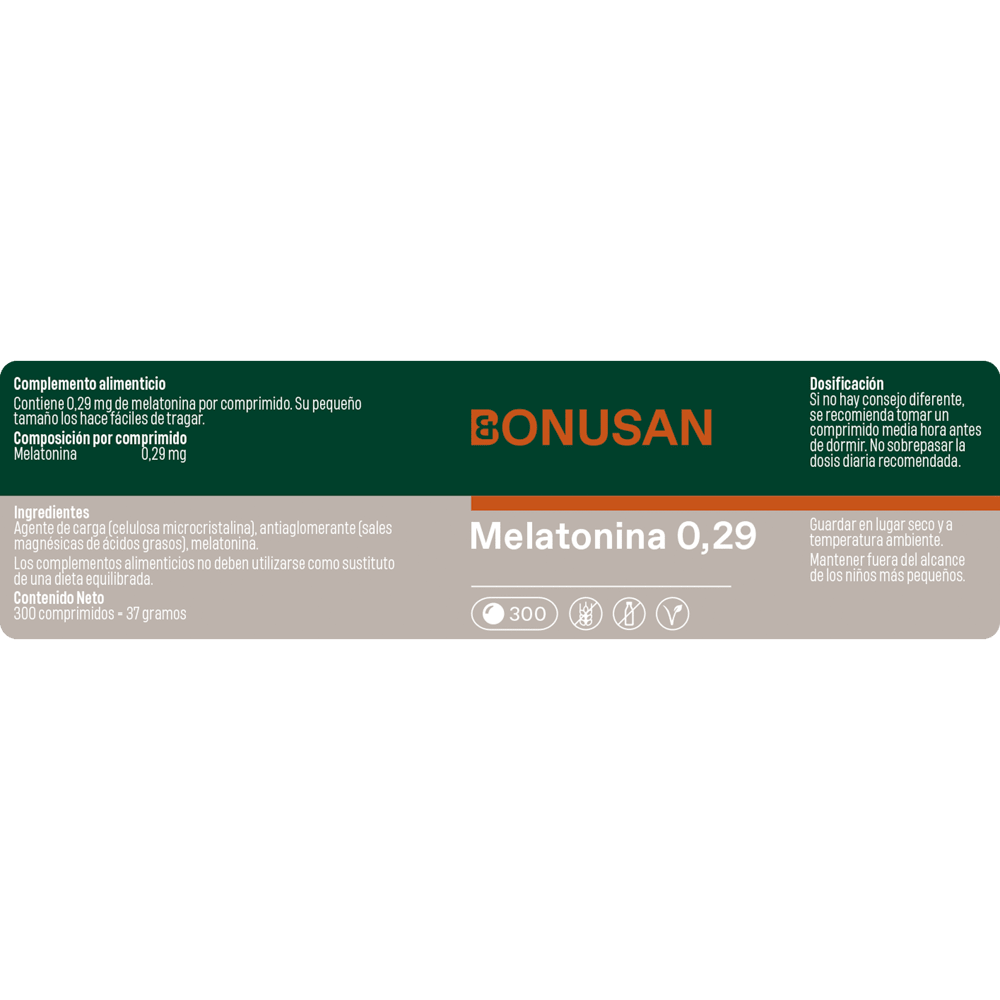 Bonusan Mélatonine 0,29 Mg 300 Comprimés