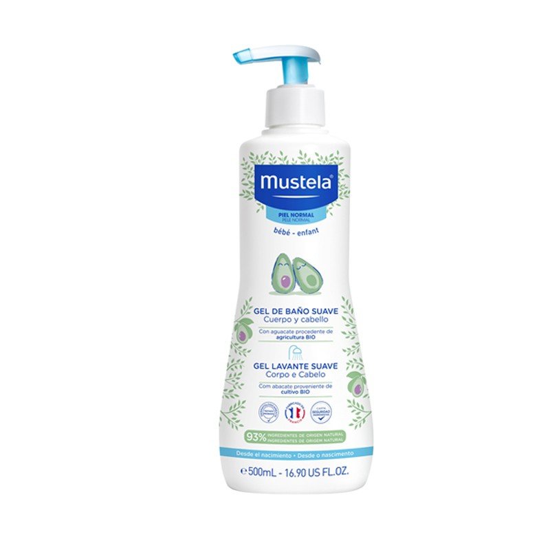 MUSTELA Gel de Baño Suave Dermolimpiador 500ml-1