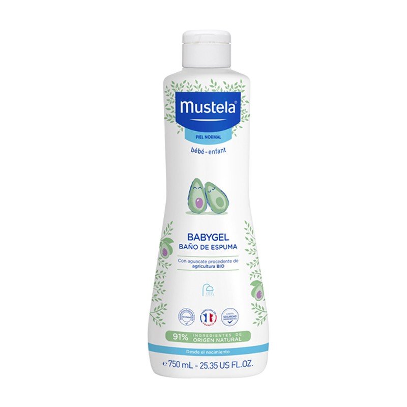 MUSTELA Babygel Baño de Espuma 750ml-1