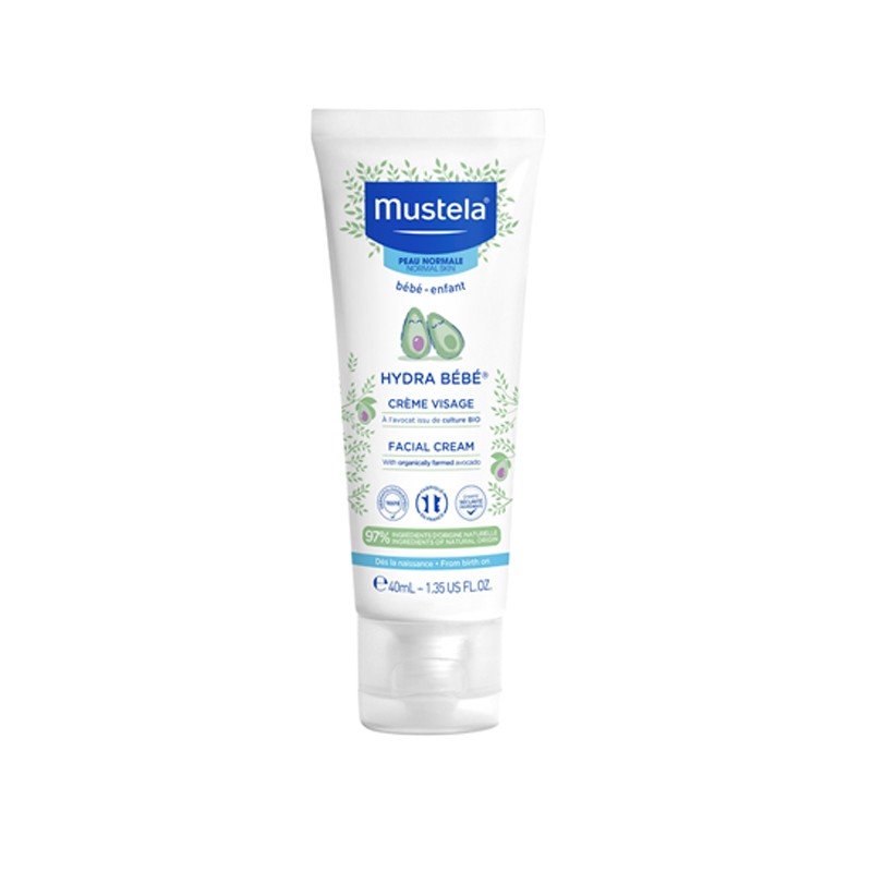 MUSTELA Hydra Bebé Crema Facial 40ml-1