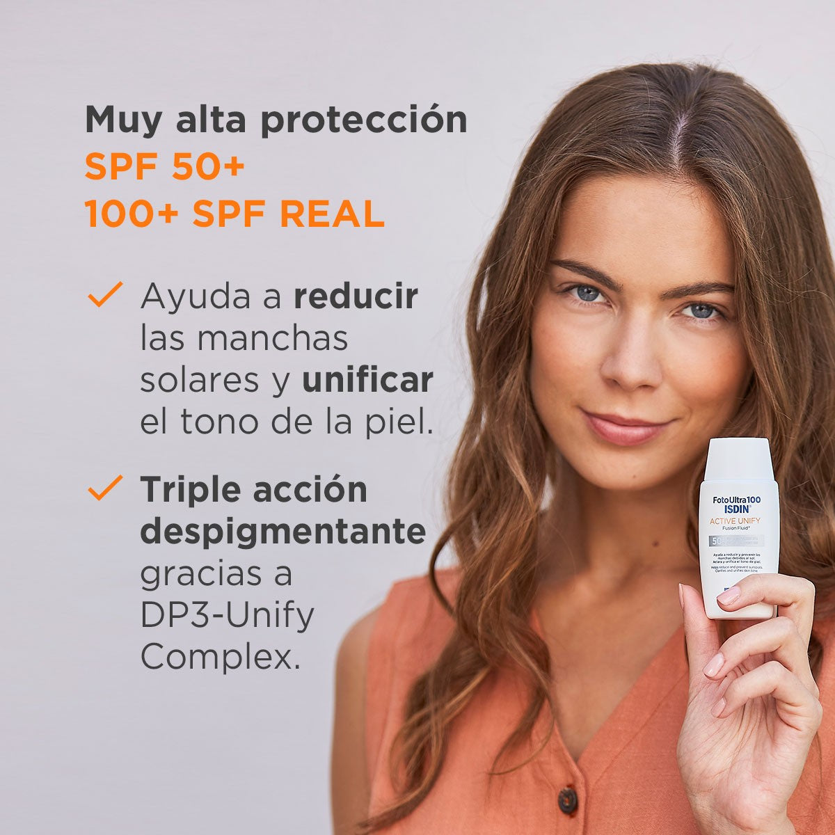 ISDIN Fotoultra 100 Active Unify Despigmentante (SPF 50+) 50ml-3