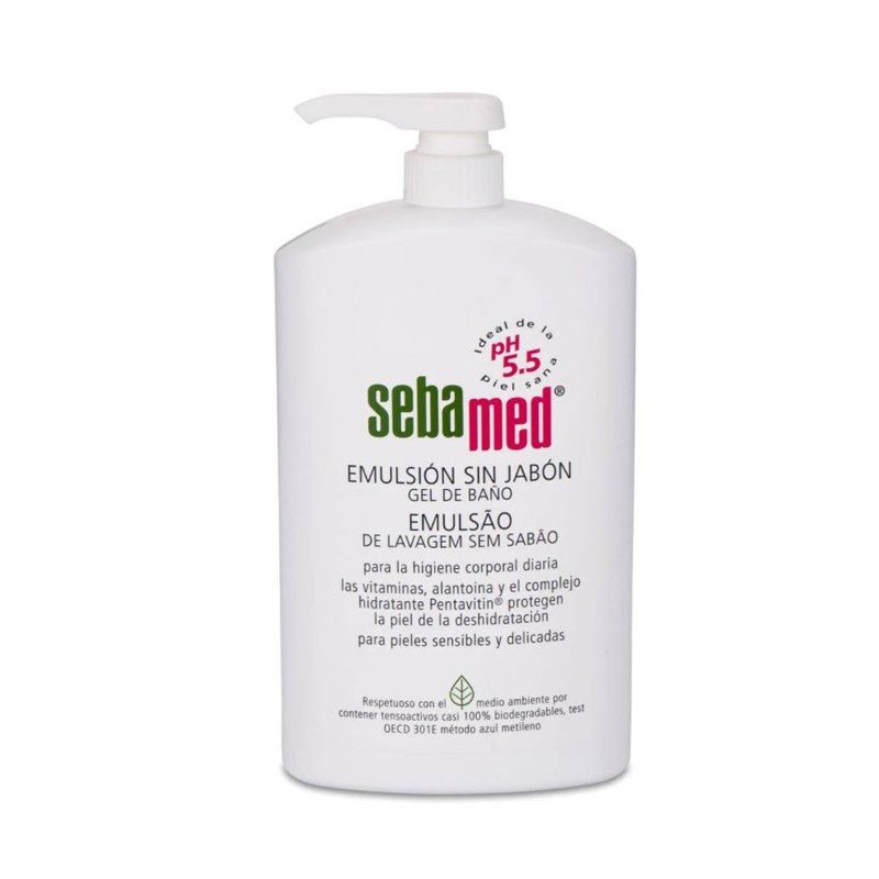 SEBAMED Emulsión Sin Jabón Gel de Baño 1000ml-1