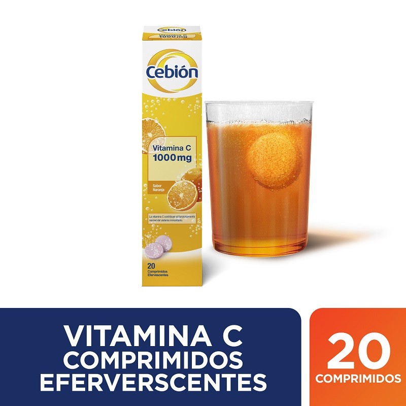 CEBIÓN Vitamina C 1000mg 20 Comprimidos Efervescentes-3