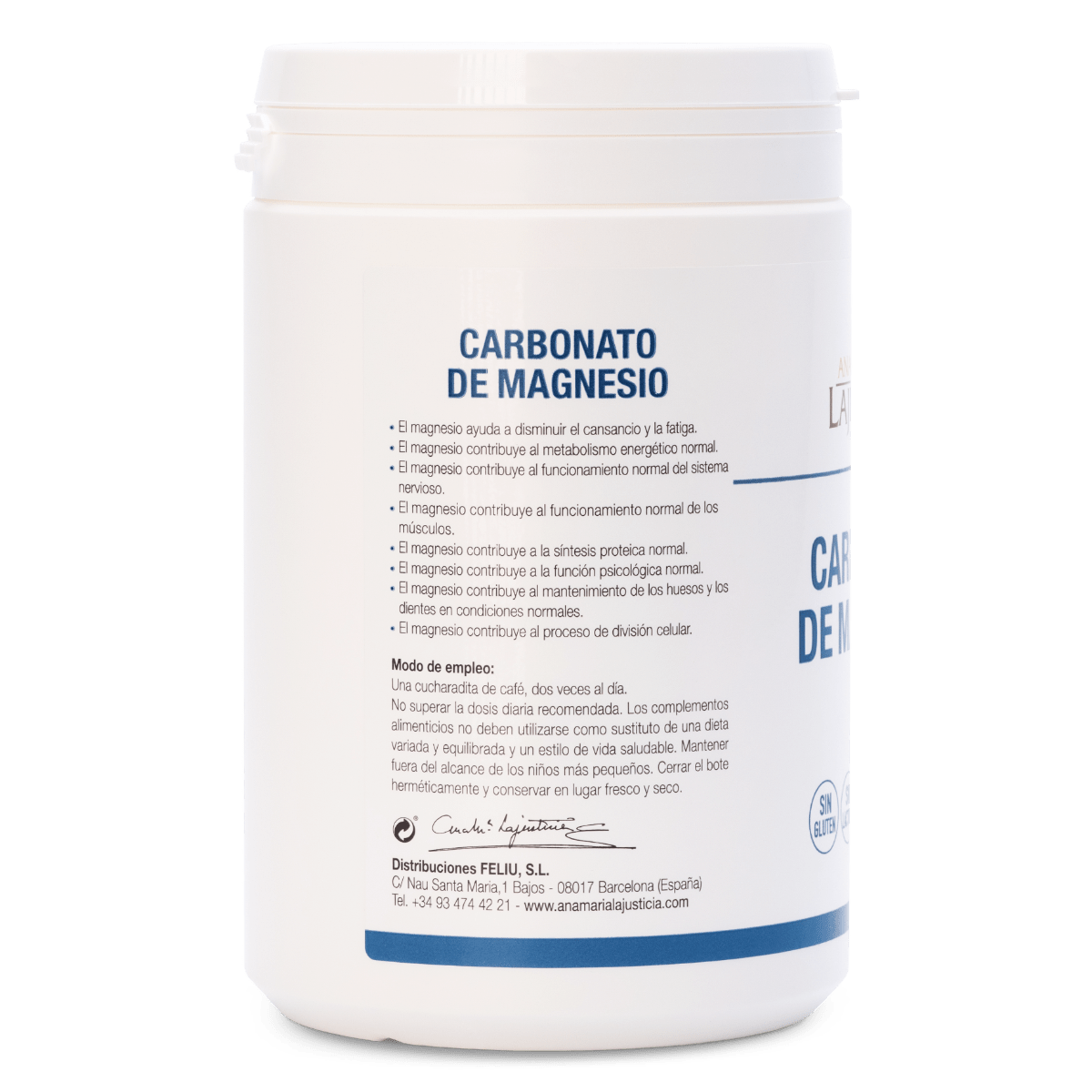 Ana María Lajusticia Carbonato de Magnesio 130 g