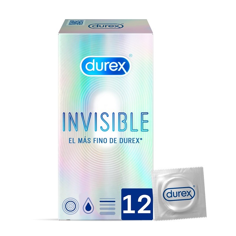 DUREX Preservativo Invisible Extra Sensitivo 12 unidades-2
