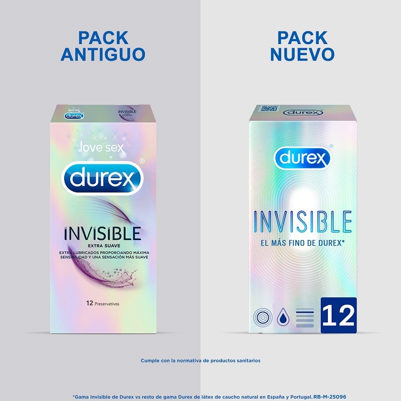 DUREX Preservativo Invisible Extra Sensitivo 12 unidades-6
