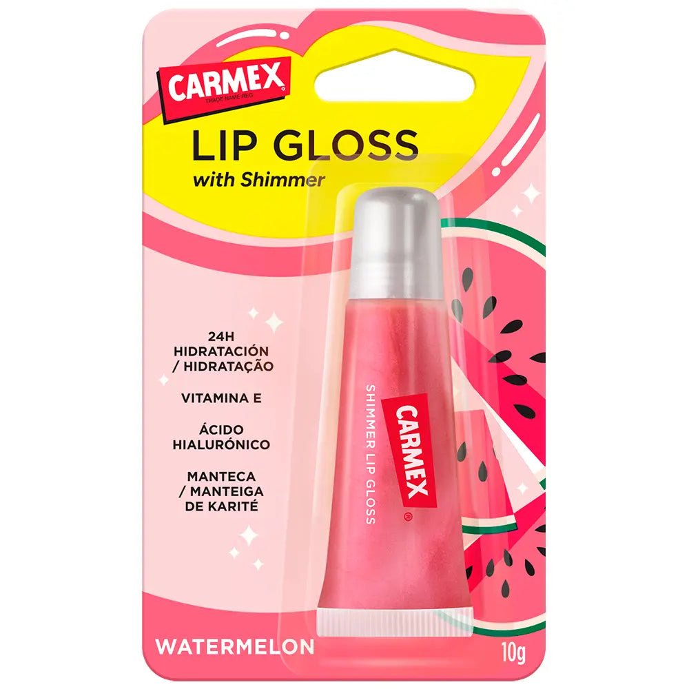 Carmex Lip Gloss Hidratante Sandía Ácido Hialurónico 10g