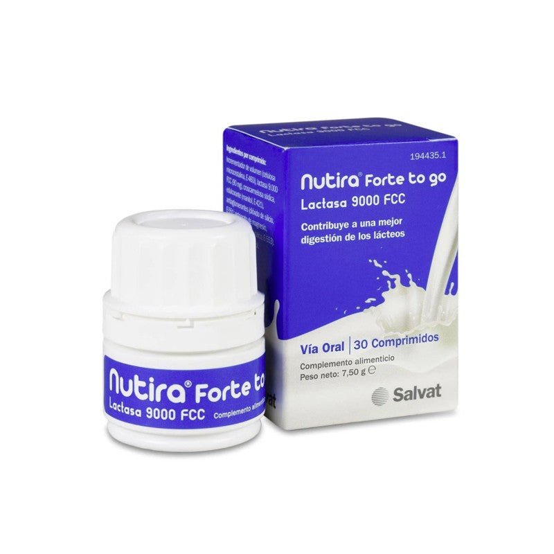 NUTIRA Forte to go Lactasa 30 Comprimidos SALVAT-1