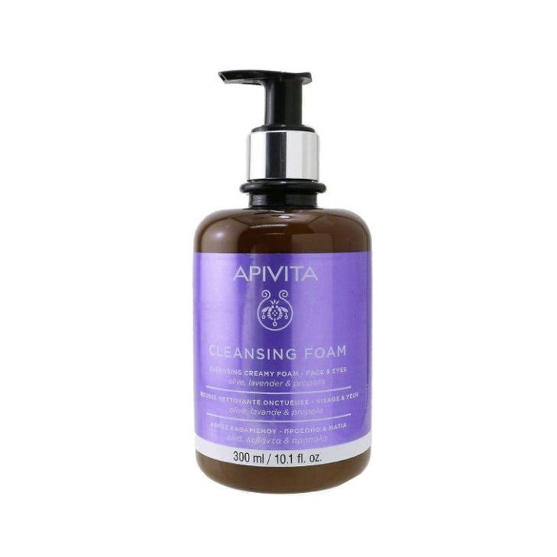 Apivita Crema Espuma Limpiadora Rostro y Ojos 300 ml-1