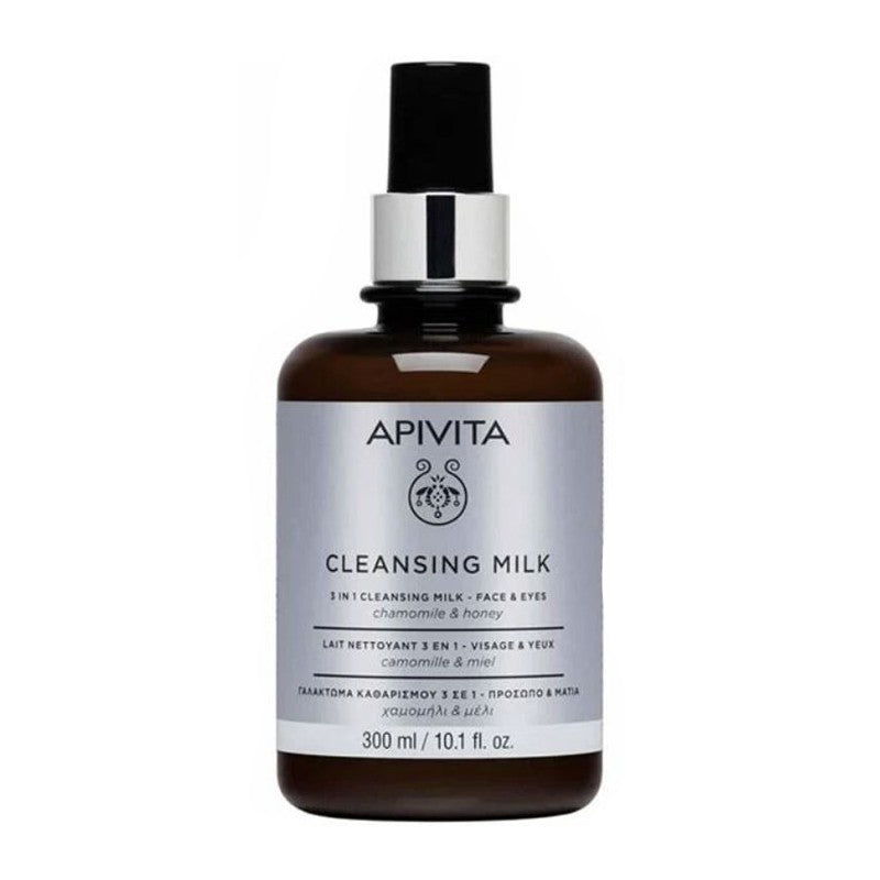 APIVITA Leche Limpiadora 3 en 1 Rostro y Ojos 300ml-1