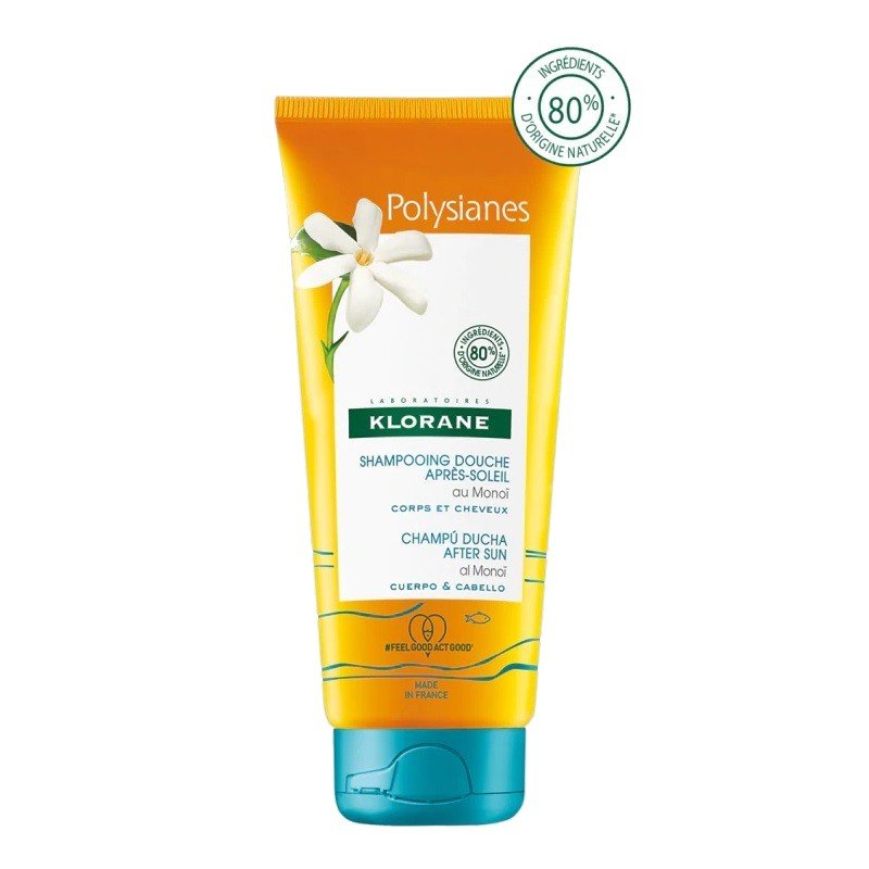 KLORANE POLYSIANES Champú de Ducha After Sun al Monoï 200ml-1