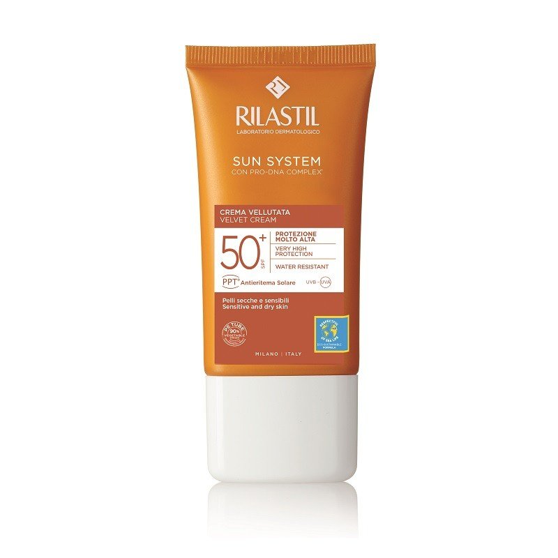 RILASTIL SUN SYSTEM SPF50+ Crema Velluto Facial 50ml-1