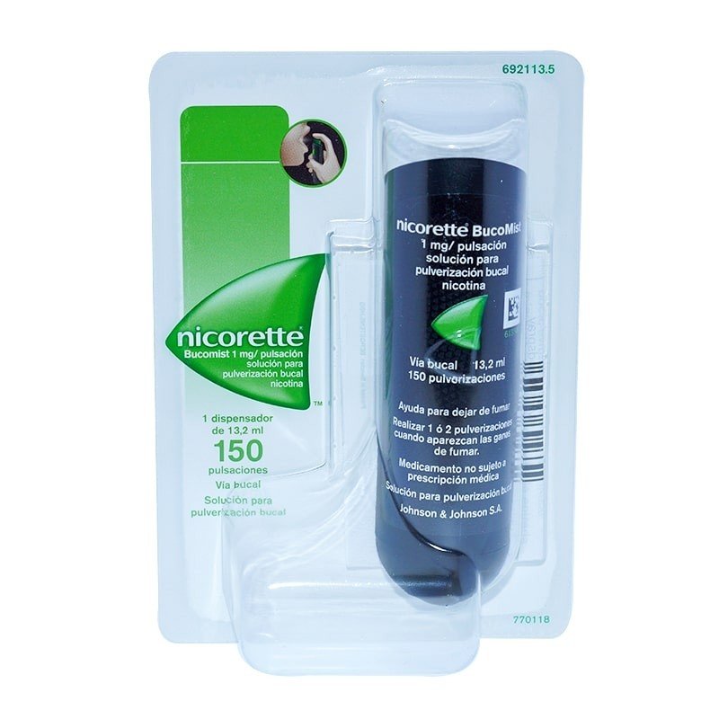 NICORETTE Bucomist 1mg/Pulverización Aerosol Bucal 150 Pulverizaciones-1