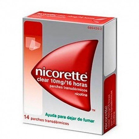 NICORETTE Clear 10mg/16h 14 Parches Transdérmicos-1