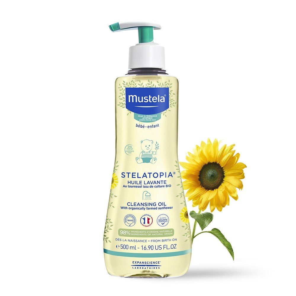 MUSTELA STELATOPIA Aceite de Baño y Ducha 500ml-1
