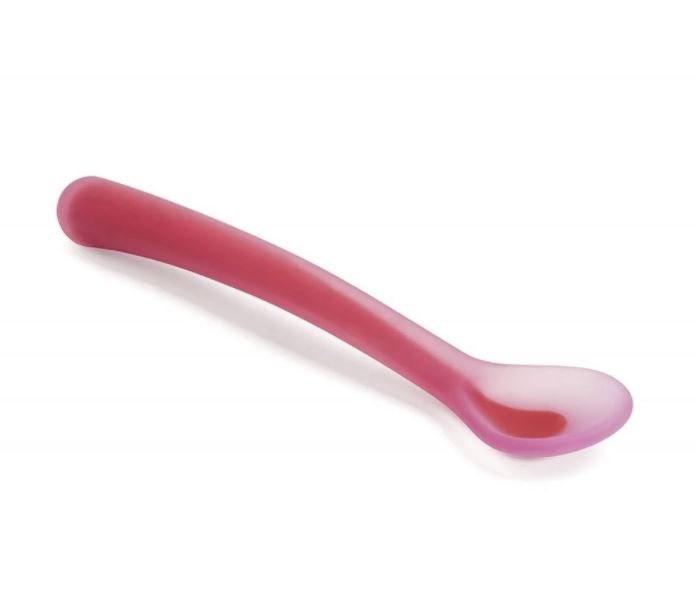 SUAVINEX Cuchara de Silicona para Bebé Rosa-1
