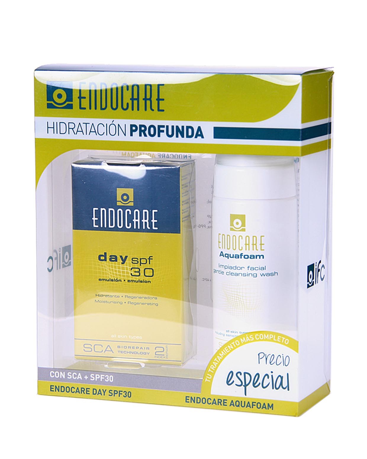 ENDOCARE Day SPF 30 (40ml) + Aquafoam Limpiador Facial 125ml-2