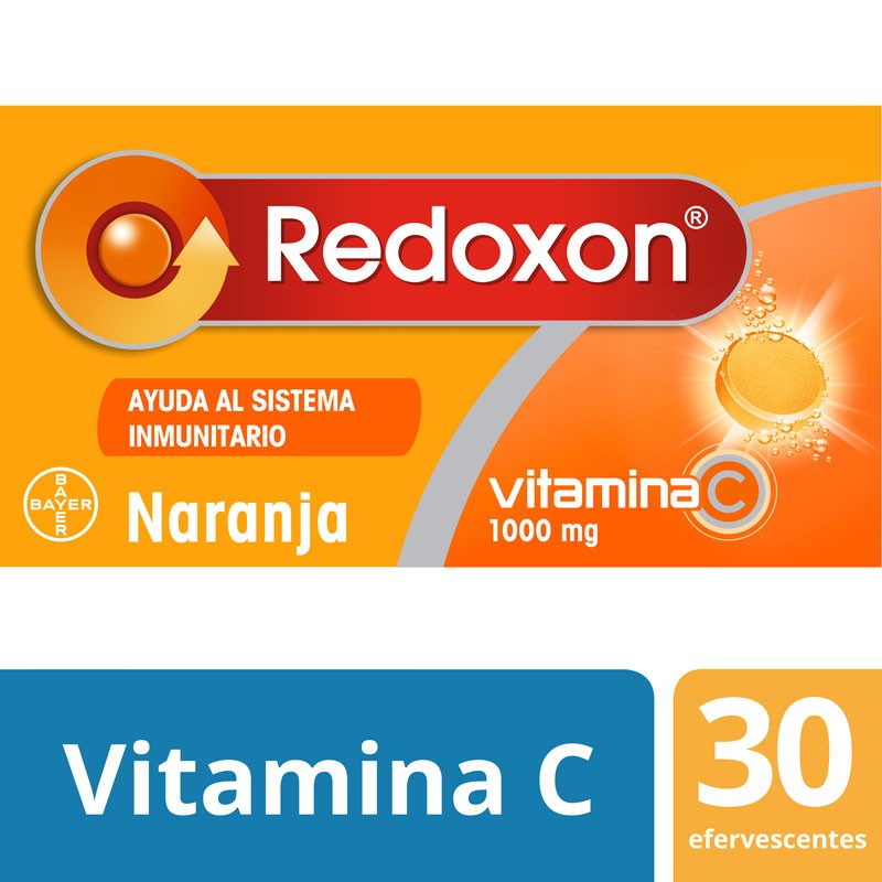 REDOXON Vitamina C Naranja DUPLO 2x30 Comprimidos Efervescentes-2