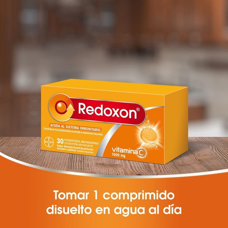 REDOXON Vitamina C Naranja DUPLO 2x30 Comprimidos Efervescentes-3