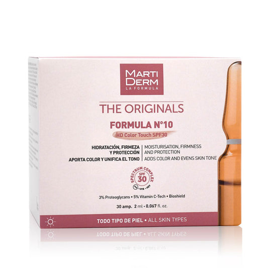 MARTIDERM Ampollas Fórmula Nº10 SPF 30 con Color x30 Ampollas-1