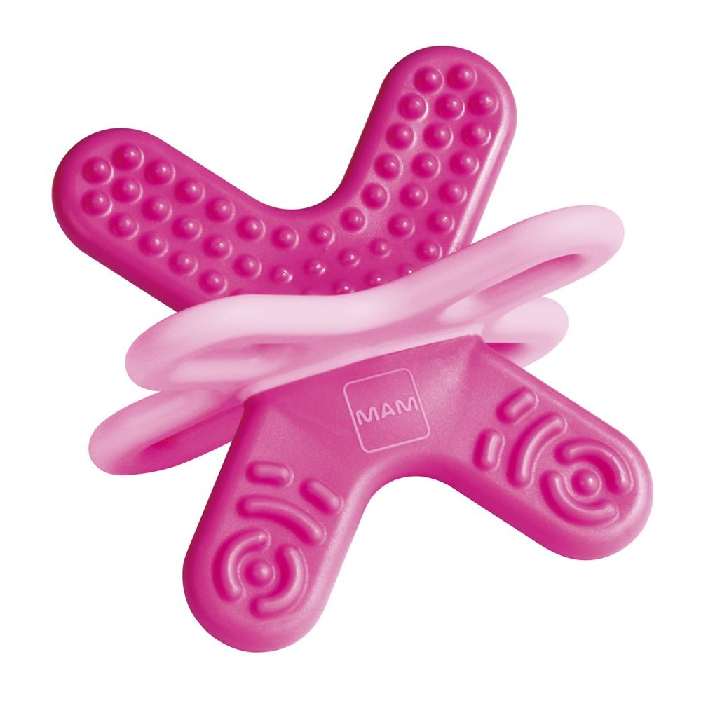 MAM Mordedor Bite & Relax Phase 2 +4 Meses Rosa-1