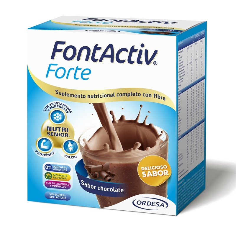 FONTACTIV Forte Sabor Chocolate 14 Sobres 30G-1