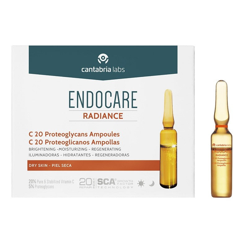 ENDOCARE Radiance C-20 Proteoglicanos Ampollas 10x2ml-1
