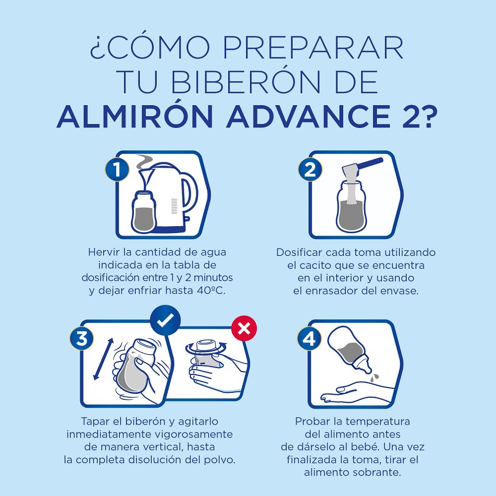 ALMIRÓN Advance 2 Duplo Leche de Continuación 2x800gr NUEVA FÓRMULA-3