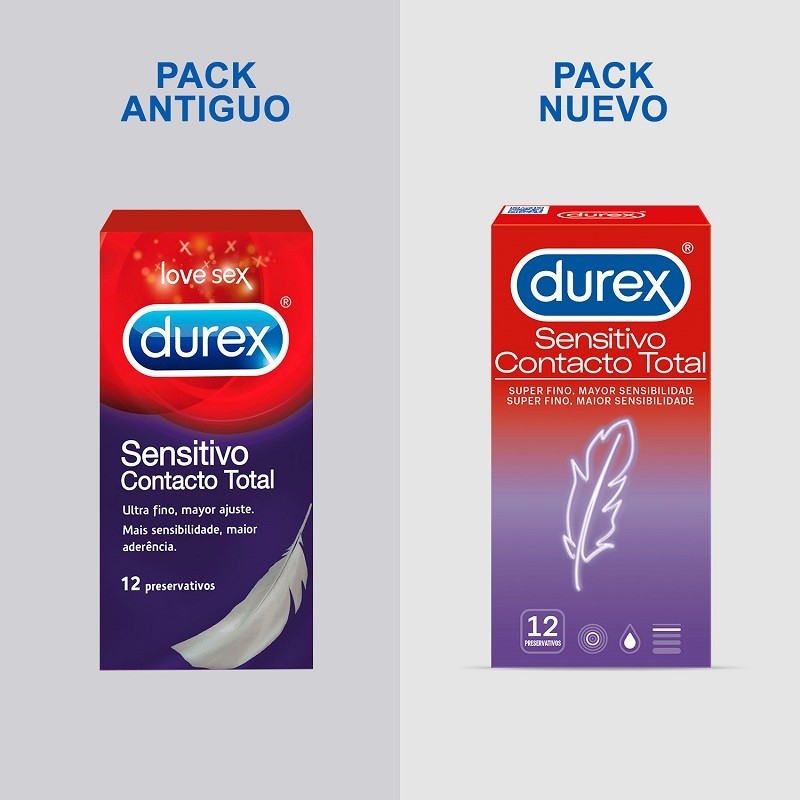 DUREX Preservativo Sensitivo Contacto Total 6 unidades-3