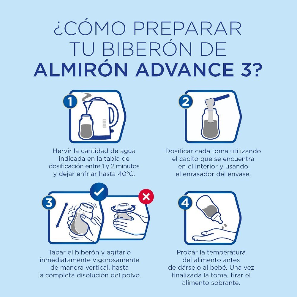 ALMIRÓN Advance 3 DUPLO con Pronutra Leche de Crecimiento 2x800gr NUEVA FÓRMULA-4