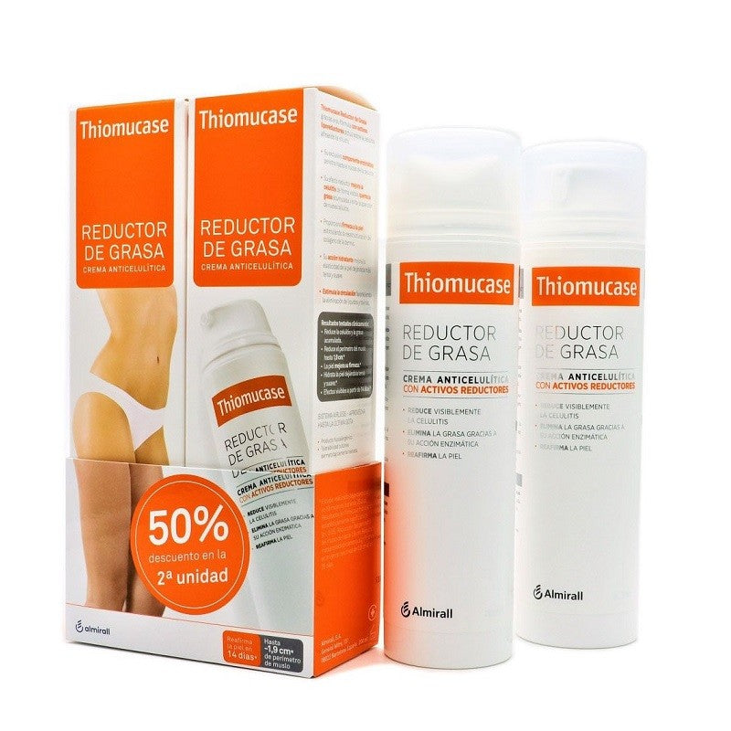 THIOMUCASE Reductor de Grasa Crema Anticelulítica DUPLO 2x200ml-1