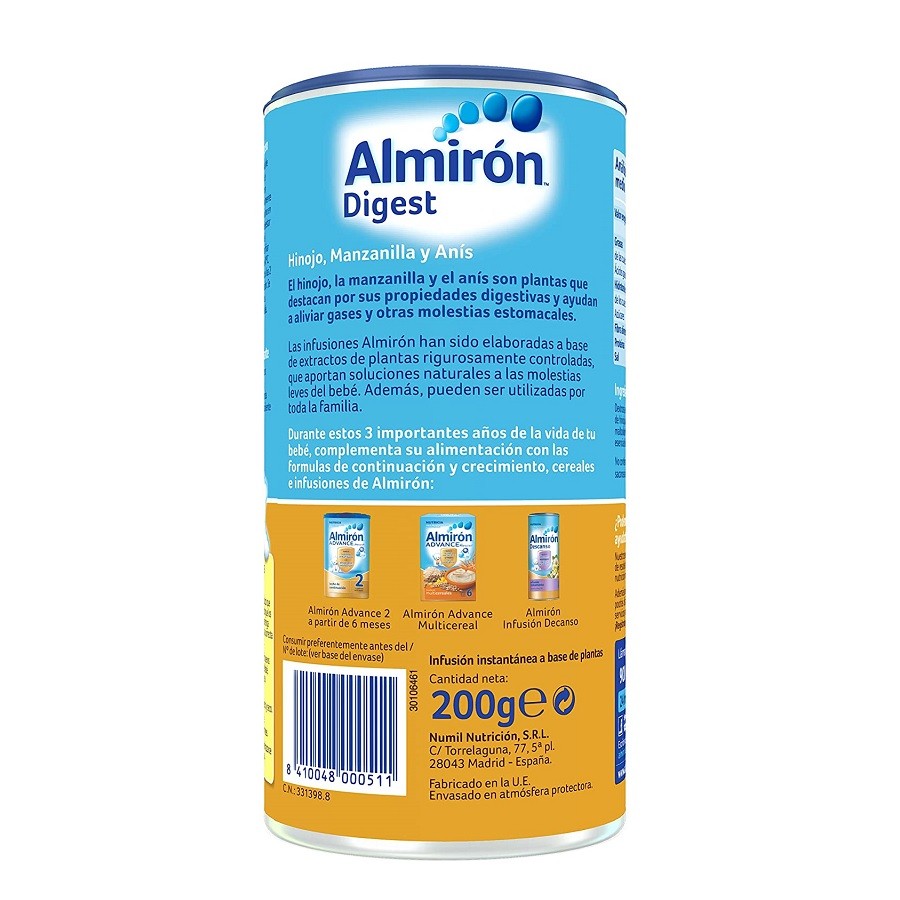 ALMIRON Digest Infusión Instantánea para Bebés 200g-3