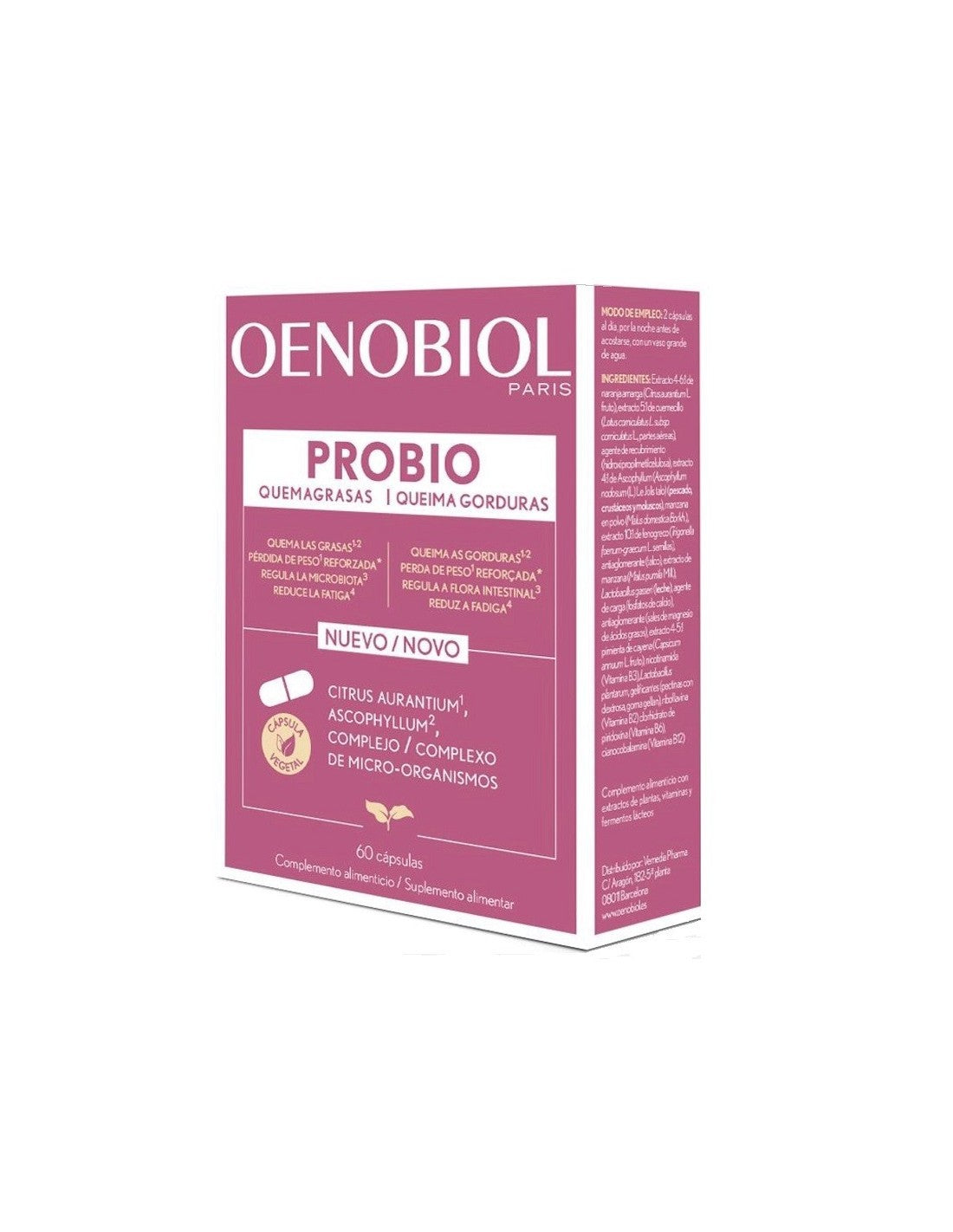 OENOVIOL Probio Quemagrasas 60 Cápsulas-1