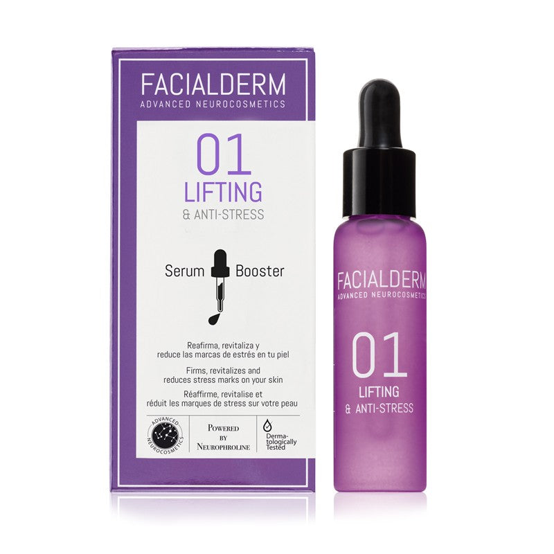 FACIALDERM Serum Booster 01 Lifting y Antiestrés 30ml-1